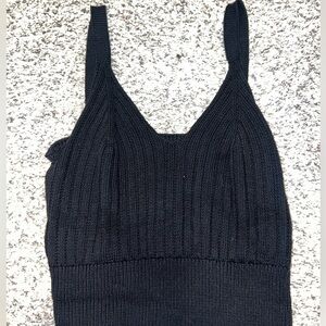 Black Crop Top
